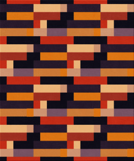 Bauhaus 13749-breeze blocks - handmade rug, tufted (India), 24x24 5ply quality